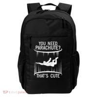 Funny indoor skydiving VNeck Backpack thumb 0