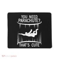 Funny indoor skydiving VNeck Mousepad thumb 0