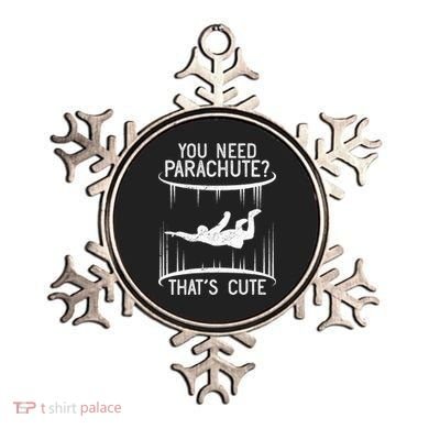 Funny indoor skydiving VNeck Ornament