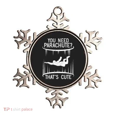 Funny indoor skydiving VNeck Ornament