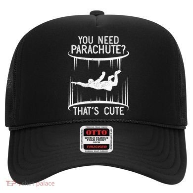 Funny indoor skydiving VNeck Hat