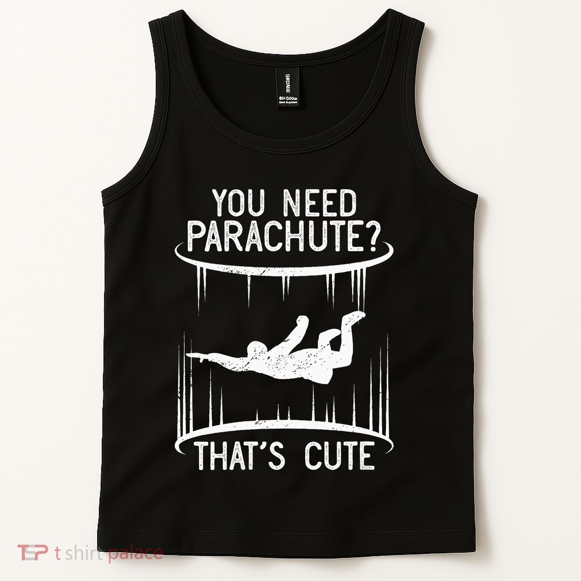 Funny indoor skydiving VNeck Tank Top