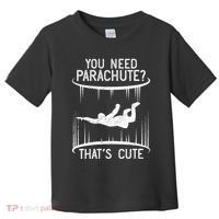 Funny indoor skydiving VNeck Toddler T-Shirt thumb 0