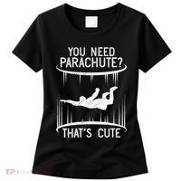 Funny indoor skydiving VNeck Women's T-Shirt thumb 0