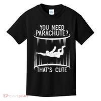 Funny indoor skydiving VNeck Kids T-Shirt thumb 0