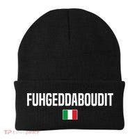 Fuhgeddaboudit Italian Slang Italian Saying Beanie thumb 0