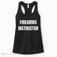 Firearms Instructor Shooting Range Gun Safety Officer Women's Tank Top thumb 0