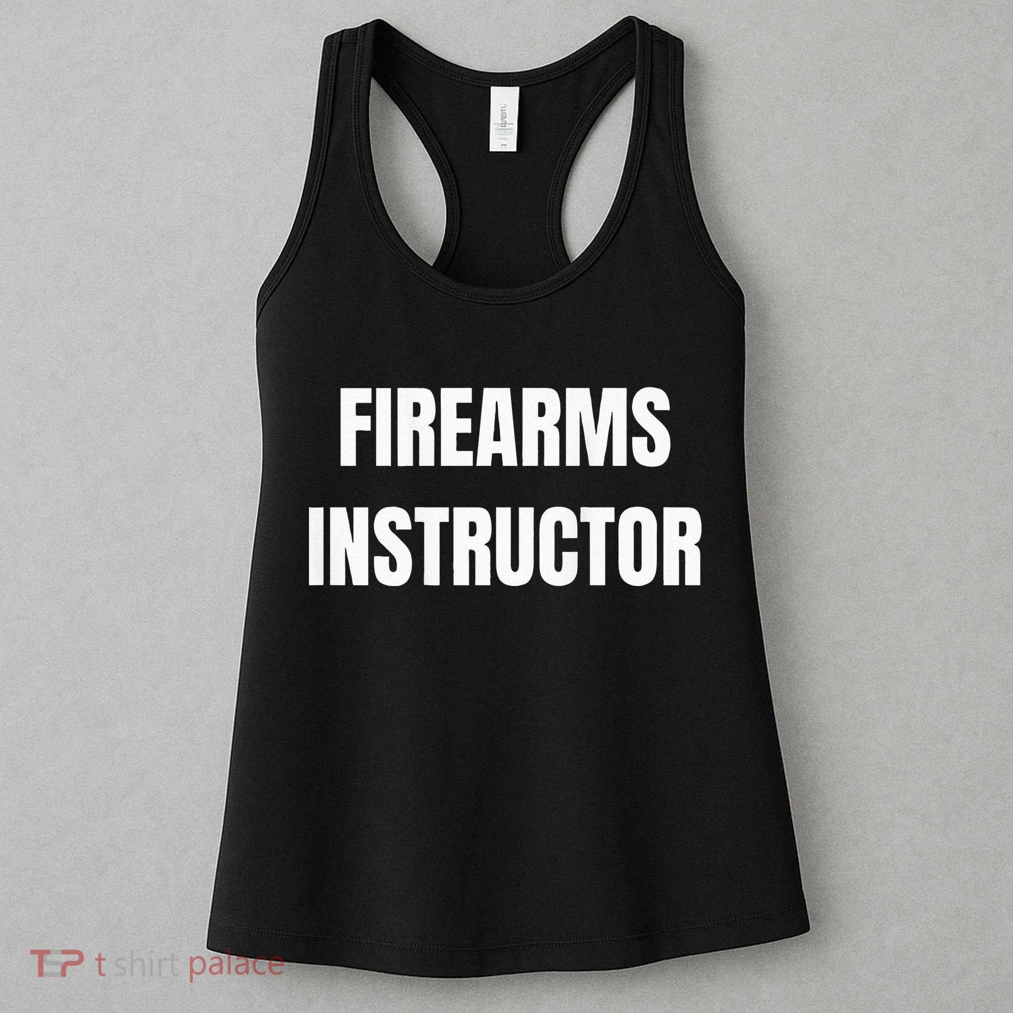 Firearms Instructor Shooting Range Gun Safety Officer Women's Tank Top