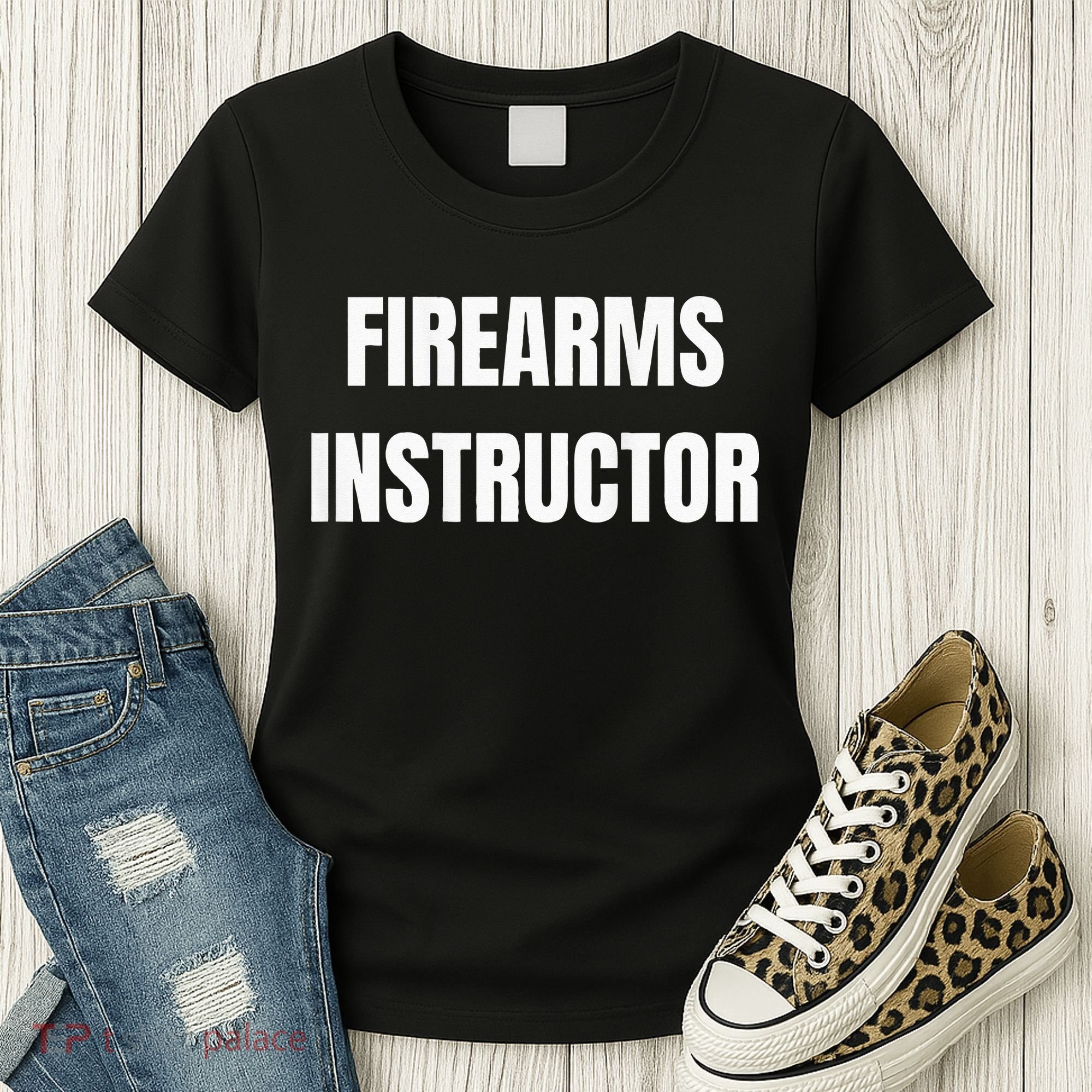 Firearms Instructor Shooting Range Gun Safety Officer Women's T-Shirt