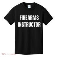Firearms Instructor Shooting Range Gun Safety Officer Kids T-Shirt thumb 0