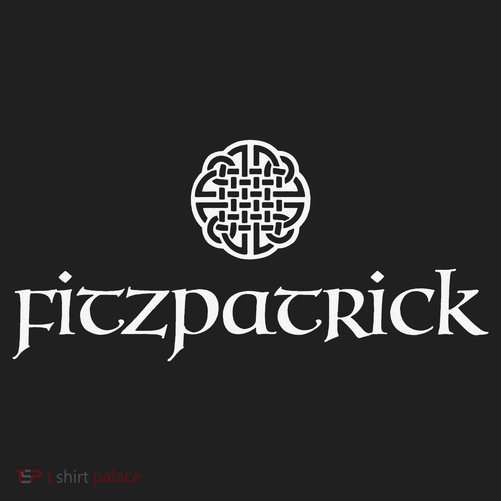 Fitzpatrick Irish Surname Dara Knot Strength Monogram Women's Sweatshirt