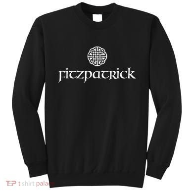 Fitzpatrick Irish Surname Dara Knot Strength Monogram Sweatshirt