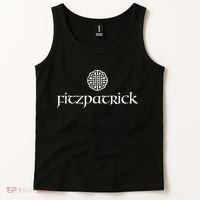 Fitzpatrick Irish Surname Dara Knot Strength Monogram Tank Top thumb 2