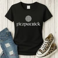 Fitzpatrick Irish Surname Dara Knot Strength Monogram Women's T-Shirt thumb 3
