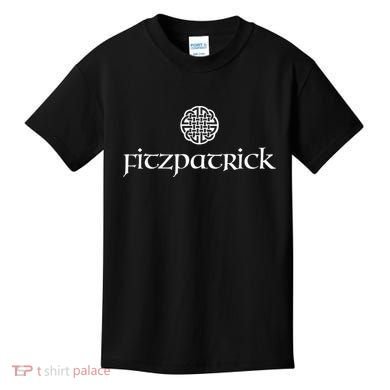 Fitzpatrick Irish Surname Dara Knot Strength Monogram Kids T-Shirt