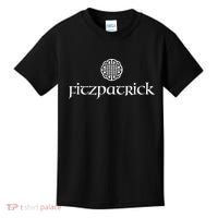 Fitzpatrick Irish Surname Dara Knot Strength Monogram Kids T-Shirt thumb 0