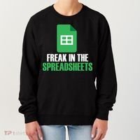 Freak In Spreadsheets Excel Accountant Accounting Women's Sweatshirt thumb 0