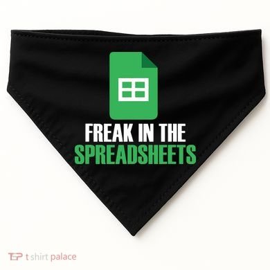 Freak In Spreadsheets Excel Accountant Accounting USA-Made Doggie Bandana