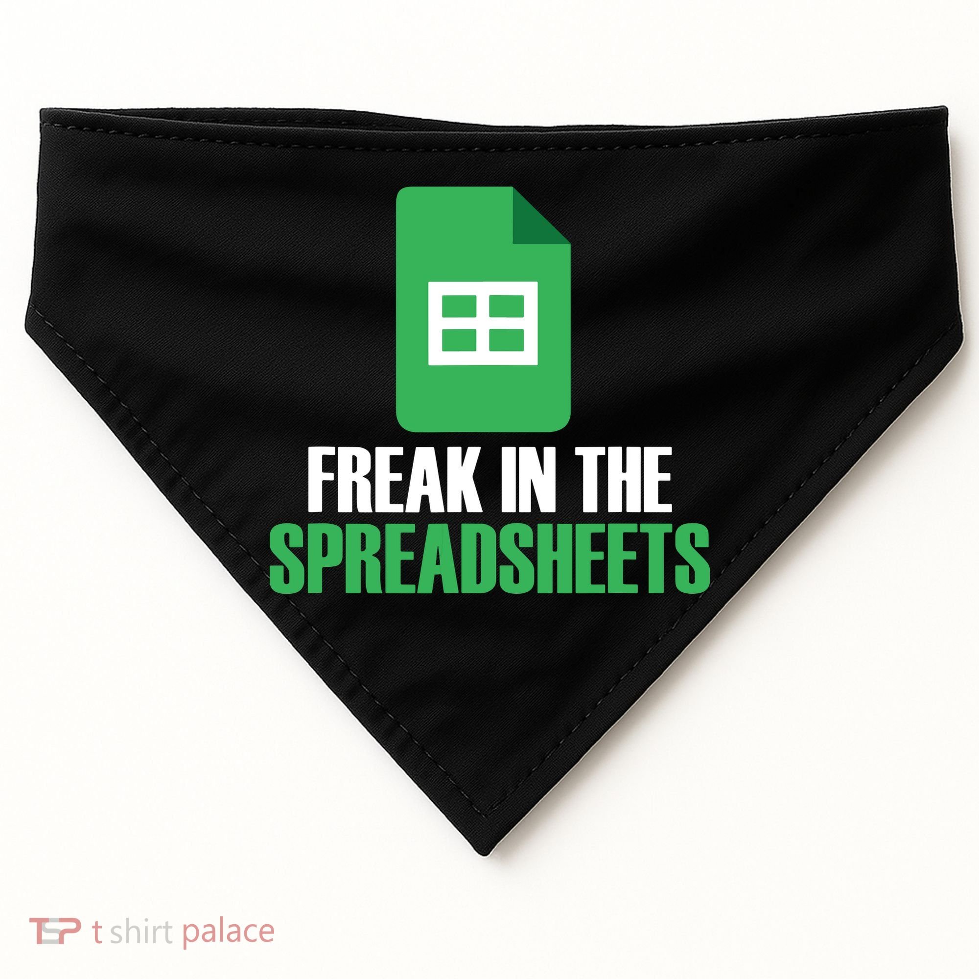 Freak In Spreadsheets Excel Accountant Accounting USA-Made Doggie Bandana