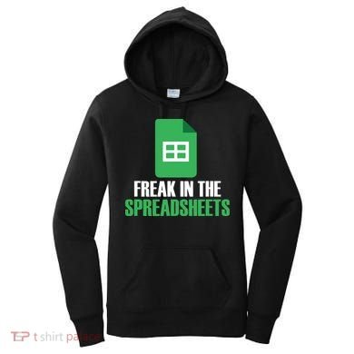 Freak In Spreadsheets Excel Accountant Accounting Women's Hoodie
