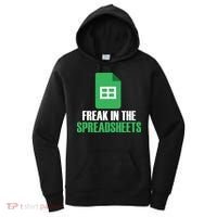 Freak In Spreadsheets Excel Accountant Accounting Women's Hoodie thumb 0