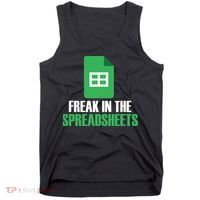 Freak In Spreadsheets Excel Accountant Accounting Tank Top thumb 0
