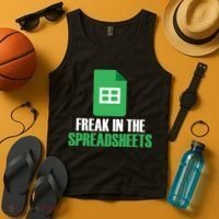Freak In Spreadsheets Excel Accountant Accounting Tank Top thumb 4