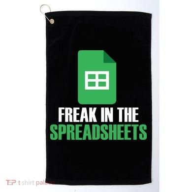 Freak In Spreadsheets Excel Accountant Accounting Golf Towel