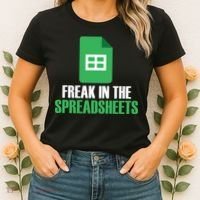 Freak In Spreadsheets Excel Accountant Accounting Women's T-Shirt thumb 2