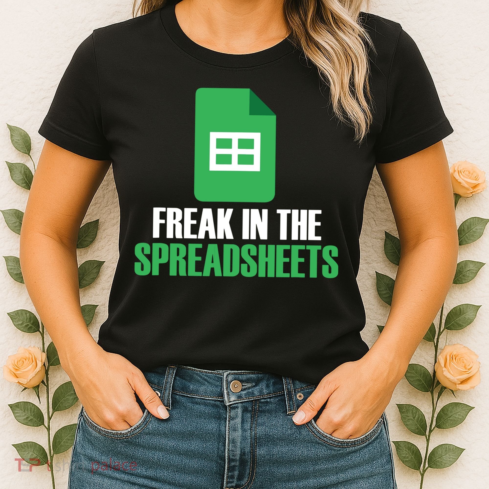 Freak In Spreadsheets Excel Accountant Accounting Women's T-Shirt