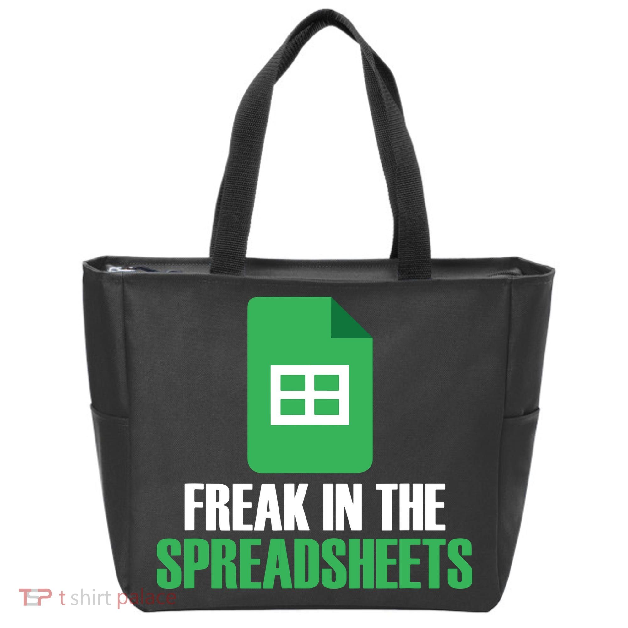 Freak In Spreadsheets Excel Accountant Accounting Tote Bag