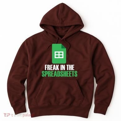 Freak In Spreadsheets Excel Accountant Accounting Hoodie
