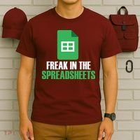 Freak In Spreadsheets Excel Accountant Accounting T-Shirt thumb 6
