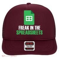 Freak In Spreadsheets Excel Accountant Accounting Hat thumb 0