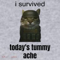 Funny I Survived TodayS Tummy Ache Women's Sweatshirt thumb 2