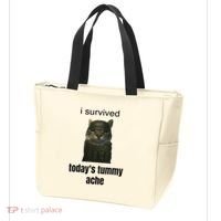 Funny I Survived TodayS Tummy Ache Tote Bag thumb 3