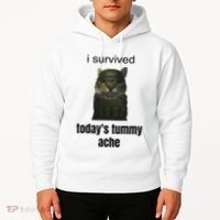 Funny I Survived TodayS Tummy Ache Hoodie thumb 2