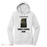 Funny I Survived TodayS Tummy Ache Women's Hoodie thumb 0