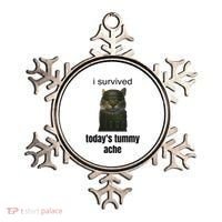 Funny I Survived TodayS Tummy Ache Ornament thumb 0