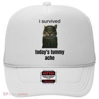 Funny I Survived TodayS Tummy Ache Hat thumb 0