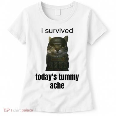 Funny I Survived TodayS Tummy Ache Women's T-Shirt