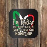 Funny Italian Sayings Im Italian Coaster thumb 0