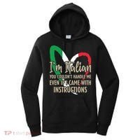 Funny Italian Sayings Im Italian Women's Hoodie thumb 0