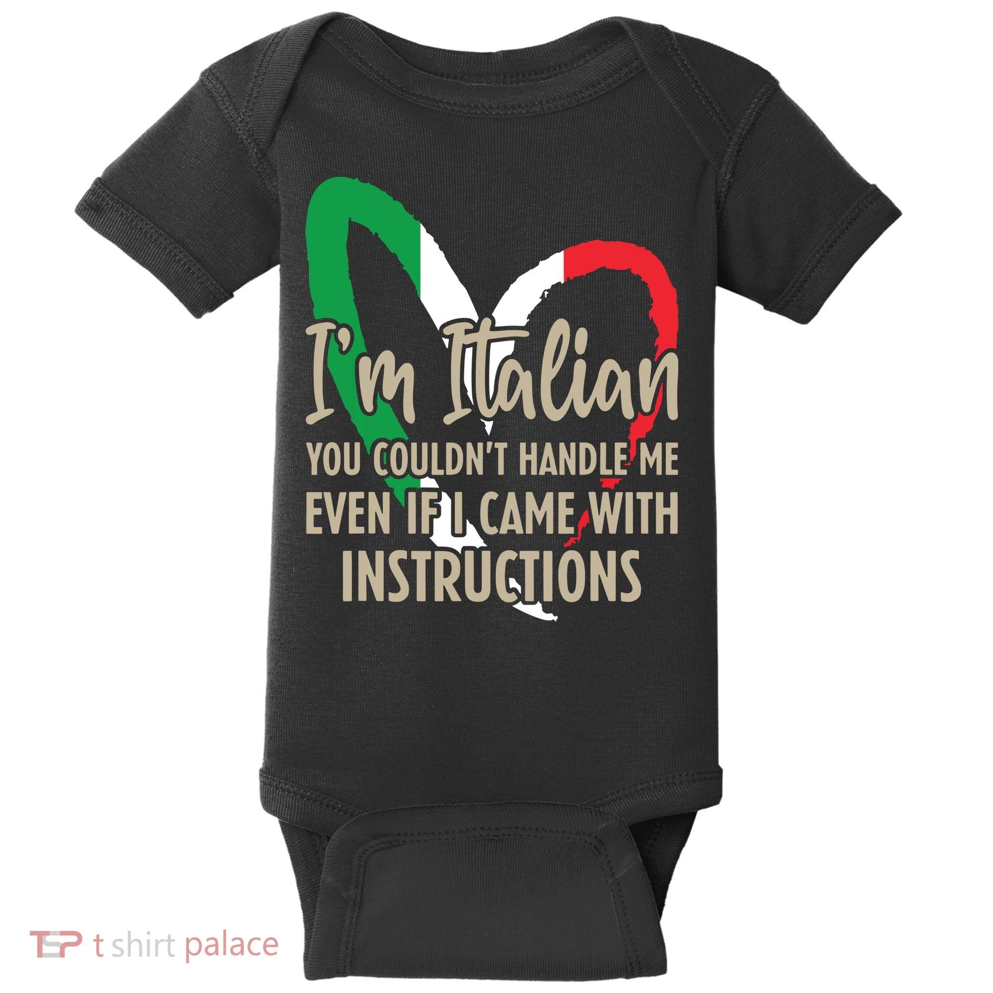 Funny Italian Sayings Im Italian Baby Bodysuit