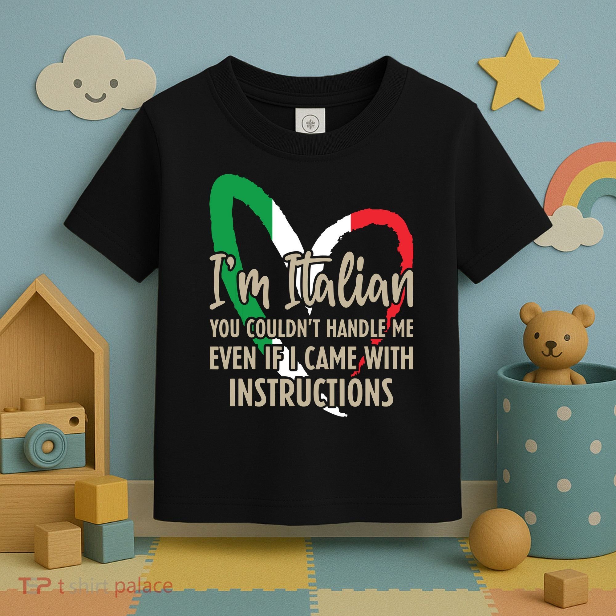 Funny Italian Sayings Im Italian Toddler T-Shirt