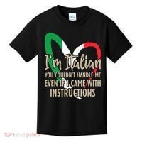Funny Italian Sayings Im Italian Kids T-Shirt thumb 0