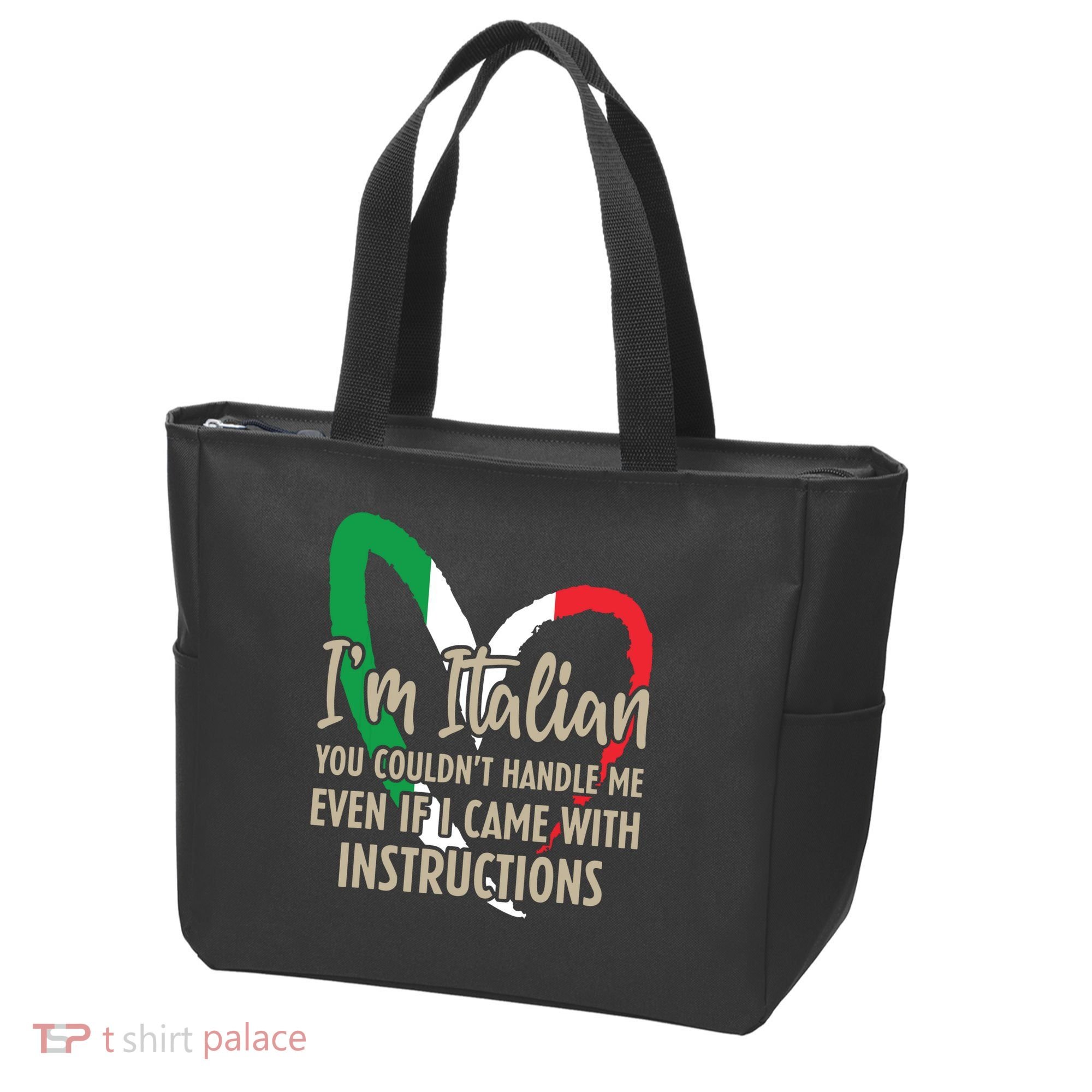 Funny Italian Sayings Im Italian Tote Bag