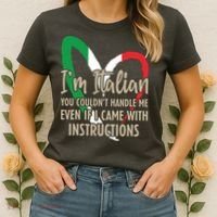 Funny Italian Sayings Im Italian Women's T-Shirt thumb 2