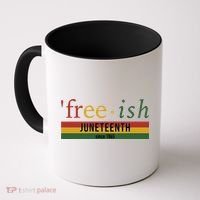 Free Ish Since 1865 With Pan African Flag For Juneteenth Coffee Mug thumb 0
