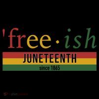 Free Ish Since 1865 With Pan African Flag For Juneteenth Ornament thumb 1